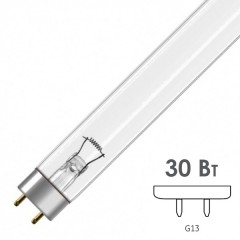 Лампа бактерицидная Osram HNS G30 T8 30W G13 L895mm специальная безозоновая