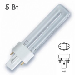 Лампа бактерицидная Osram HNS S 5W 2P G23 L108mm специальная безозоновая