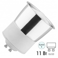 Лампа энергосберегающая ESL MR16 11W 4200K GU10 белая, d50x72 001993