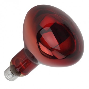 Обзор Лампа инфракрасная ИКЗК R127 250W 215-225V E27 красная
