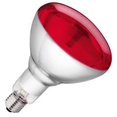 Лампа инфракрасная Philips BR125 IR 250W E27 красная