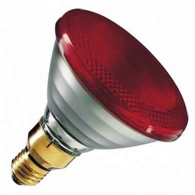 Обзор Лампа инфракрасная Philips PAR38 IR 175W E27 красная