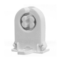 Патрон 27701 VS G13 сквозной боковые защёлки без стопора для ламп T8