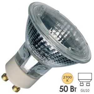 Лампа галогенная Sylvania HI-SPOT ES50 50W 50° 220V GU10