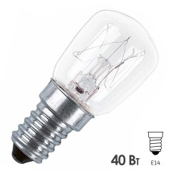 Лампа Osram SPC T25/85 CL 40W E14 для бытовой техники, кухонной вытяжки прозрачная