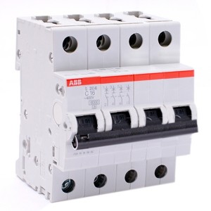 Автоматический выключатель ABB 4-полюсный S204 C16 (автомат)