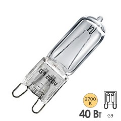 Лампа галогенная HCS CL 40W 220V G9 прозрачная