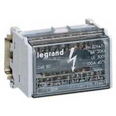 Модульный распределительный блок (кросс-модуль) 2х7 контактов 100A  Legrand