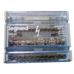 Купить Модульный распределительный блок Legrand (4х13) 52 контакта 40A