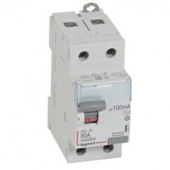 УЗО Legrand DX3 ВДТ 2П 80А 100мА тип AC