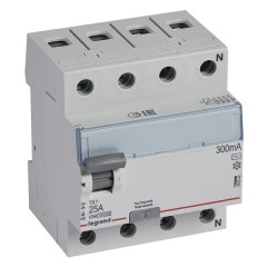 УЗО Legrand TX3 ВДТ 4П 25А 300мА тип AC