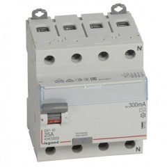 УЗО Legrand DX3 ВДТ 4П 25А 300мА тип AC