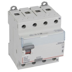 УЗО Legrand DX3 ВДТ 4П 25А 500мА тип AC