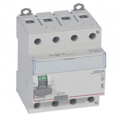 УЗО Legrand DX3 ВДТ 4П 80А 500мА тип AC