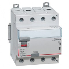 УЗО Legrand DX3 ВДТ 4П 40А 500мА тип A