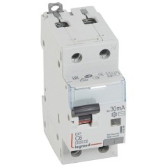 Дифавтомат Legrand DX3 АВДТ 1П+Н C6А 30MA тип AC