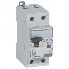 Дифавтомат Legrand DX3 АВДТ 1П+Н C25А 300MA тип AC