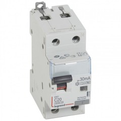 Дифавтомат Legrand DX3 АВДТ 1П+Н C20А 30MA тип Hpi