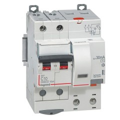 Дифавтомат Legrand DX3 АВДТ 2П C10А 30MA тип AC 4 модуля