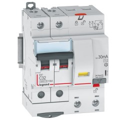 Дифавтомат Legrand DX3 АВДТ 2П C32А 30MA тип AC 4 модуля
