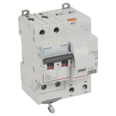 Дифавтомат Legrand DX3 АВДТ 2П C63А 30MA тип AC 4 модуля