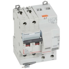 Дифавтомат Legrand DX3 АВДТ 2П C20А 300MA тип AC 4 модуля