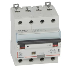 Дифавтомат Legrand DX3 АВДТ 4П C20А 30MA тип AC 4 модуля