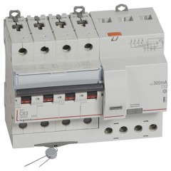 Дифавтомат Legrand DX3 АВДТ 4П C63А 30MA-AC тип AC 7 модуля