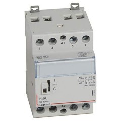Контактор модульный Legrand CX3 230V 4 полюса 4НЗ 63А с ручным управлением 3 модуля