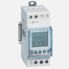 Недельный таймер Legrand электронный дисплей резервное питание до 6 лет 220V 16А 1 выход