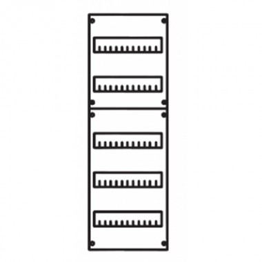 Купить Панель для модульных устройств АВВ 1ряд/5 реек высота 750 мм STJ1 V 1A