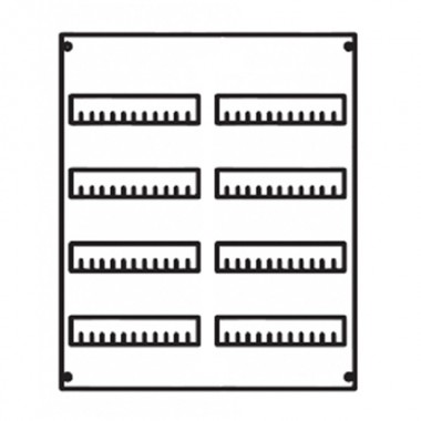 Купить Панель под установку модульных устройств АВВ 2ряда/4 рейки высота 600 мм STJ2 V 0A