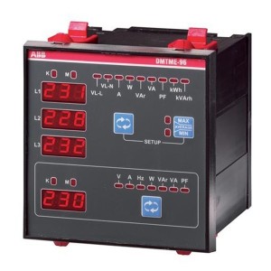 Купить Мультиметр ABB DMTME-96, перем.ток 230/400В, 96х96мм измерение через трансформатор тока CT../5A