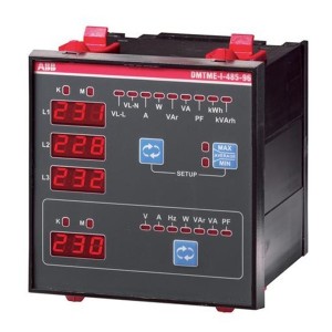 Отзывы Мультиметр ABB DMTME-I-485-96 ~ 230/400В, 96х96мм измерение через трансформатор тока RS485+2 выхода
