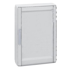 Шкаф Legrand XL3 125 накладной на 72 модуля (4х18) с шинами N+PE с белой дверью