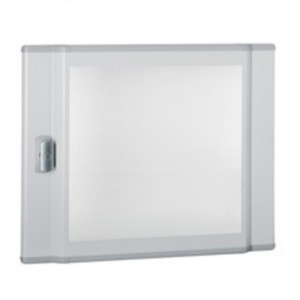 Купить Дверь со стеклом выгнутая для шкафов Legrand XL3 160-400 высотой 450мм 2 рейки