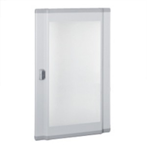 Купить Дверь со стеклом выгнутая для шкафов Legrand XL3 160-400 высотой 750мм 4 рейки