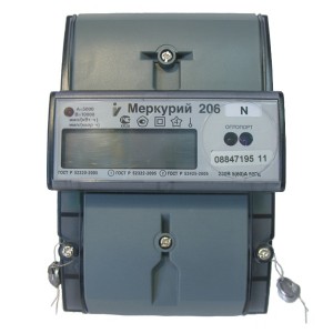 Электросчетчик Меркурий 206 N 5-60А/220В кл.т.2,0 многотарифный ЖКИ