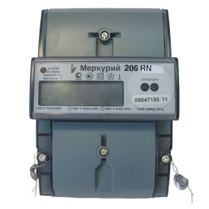Электросчетчик Меркурий 206 RN 5-60А/220В кл.т.2,0 многотарифный ЖКИ RS-485
