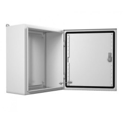 Навесной металлический влагозащищенный шкаф DKC ST IP65 500x500x300мм с монтажной платой