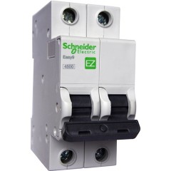 Автоматический выключатель Schneider Electric EASY 9 2П 10А С 4,5кА 230В (автомат)