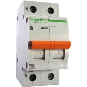 Автоматический выключатель Schneider Electric ВА63 1п+н 6A C 4,5 кА (автомат)