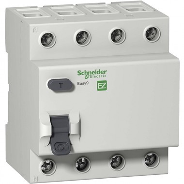 Отзывы УЗО Easy9 4П 63А 30мА AC 230В Schneider Electric