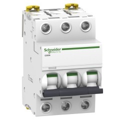 Автоматический выключатель Schneider Electric Acti 9 iC60N 3П 10A 6кА C (автомат)