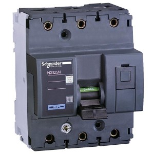 Купить Силовой автоматический выключатель Schneider Electric NG125N 3П 63A C 4,5 модуля (автомат)