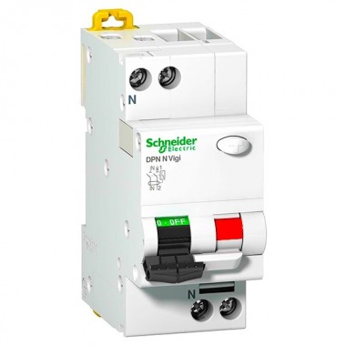 Купить Дифференциальный атомат Schneider Electric DPN N VIGI 6кА 16A C (тип АС) 30мA