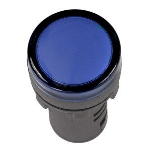 Обзор Лампа AD22DS(LED)матрица d22мм синий 230В  ИЭК