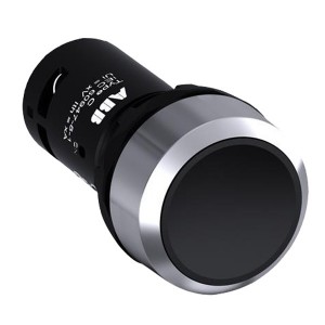 Купить Кнопка ABB CP2-30B-11 черная с фиксацией 1НО+1HЗ