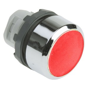 Кнопка ABB MP1-20R красная (только корпус) без подсветки без фиксации