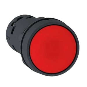 Купить Кнопка Schneider Electric XB7NA45 c возвратом НО+НЗ 22мм красная